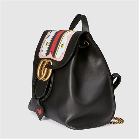 saks fifth gucci marmont|gg marmont leather backpack.